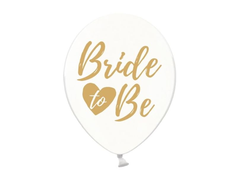 Partydeco Sb14c-205-099G-6, Toy Balloon, Latex, Gold, Transparent, Oval, 30 Cm, 6 Stück(E)