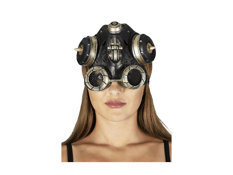 Steampunk Grenadier Latex Maske