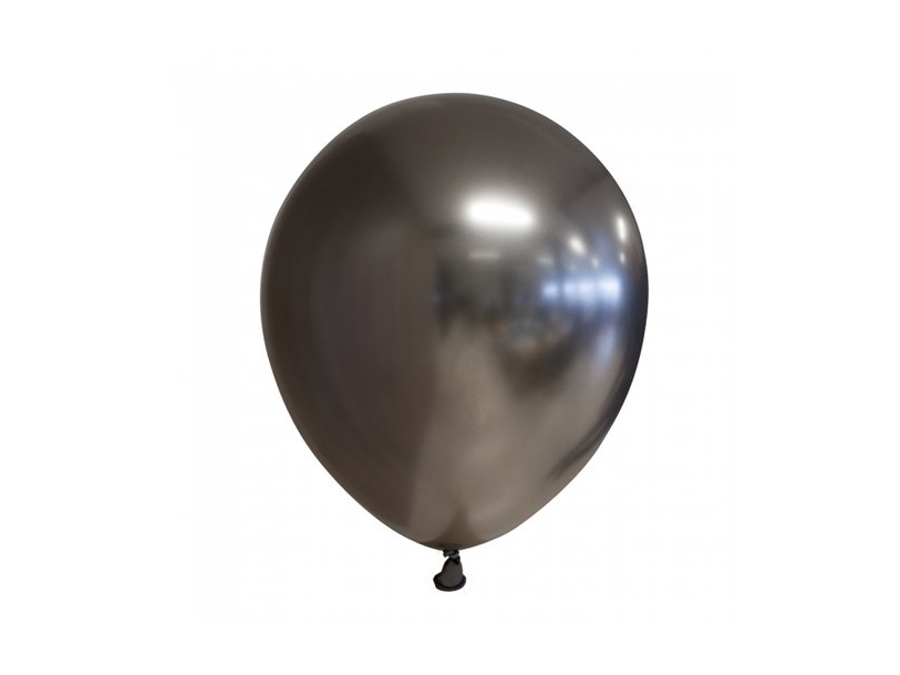 Mirror Space Grey Luftballons, 10 Stück