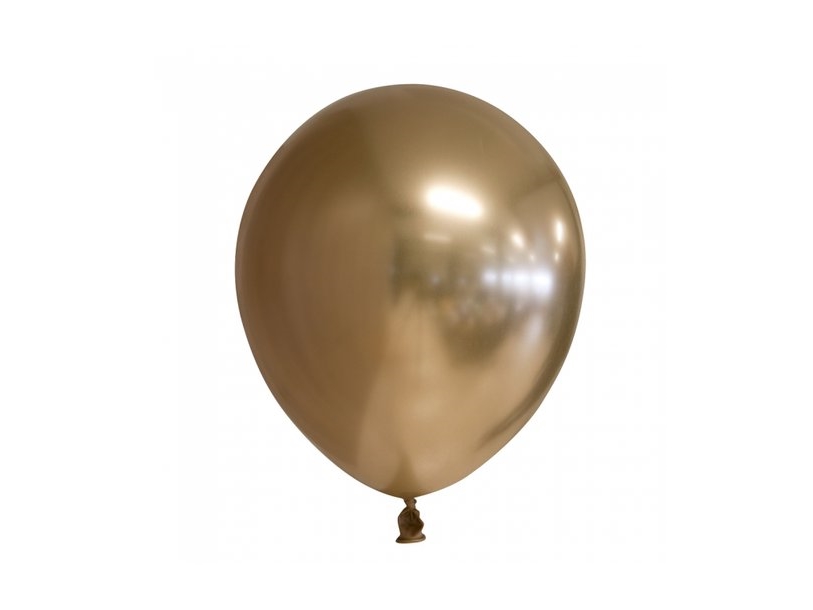 Spiegelgoldene Luftballons, 10 Stück