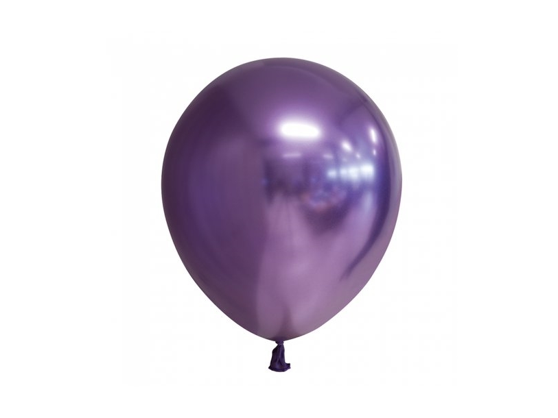 Mirror Lilla Balloner, 10 Stk