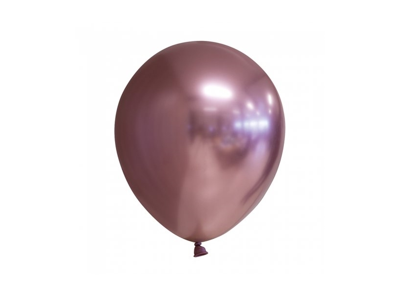 Mirror Rose Gold Balloner, 10 Stk