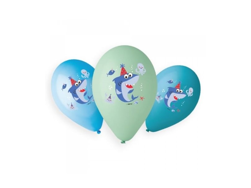 Baby Hai Luftballons, 6 Stück