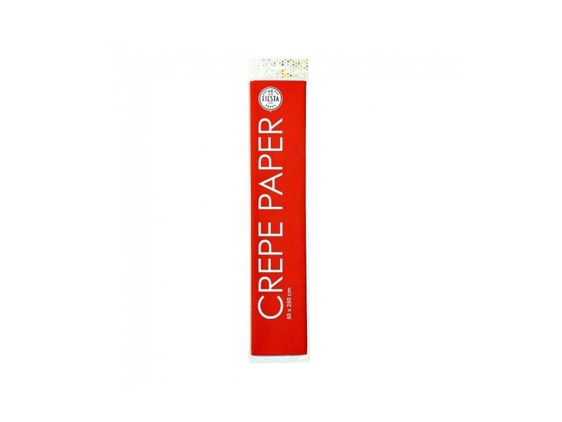 Crepe Papir, Rød