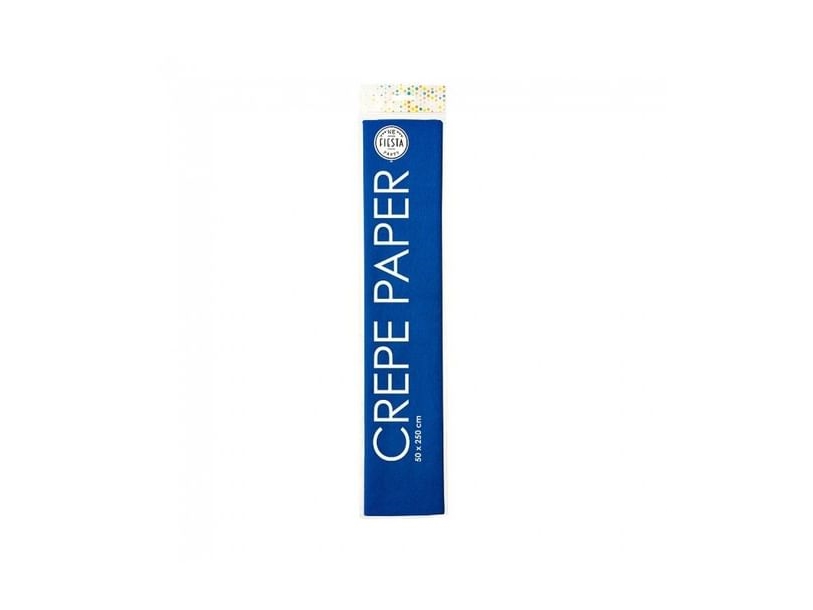 Crepe Papir, Blå