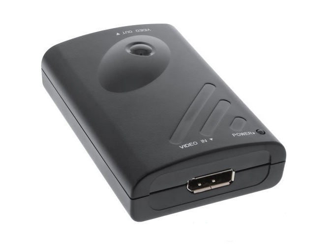 Inline Displayport Zu 2X Hdmi Splitter/Verteiler, Fullhd, M. Videowand-Funktion, Displayport, 2X Hdmi, Schwarz, 1920 X 1080 (Hd 1080), 175 G, 128 Mm