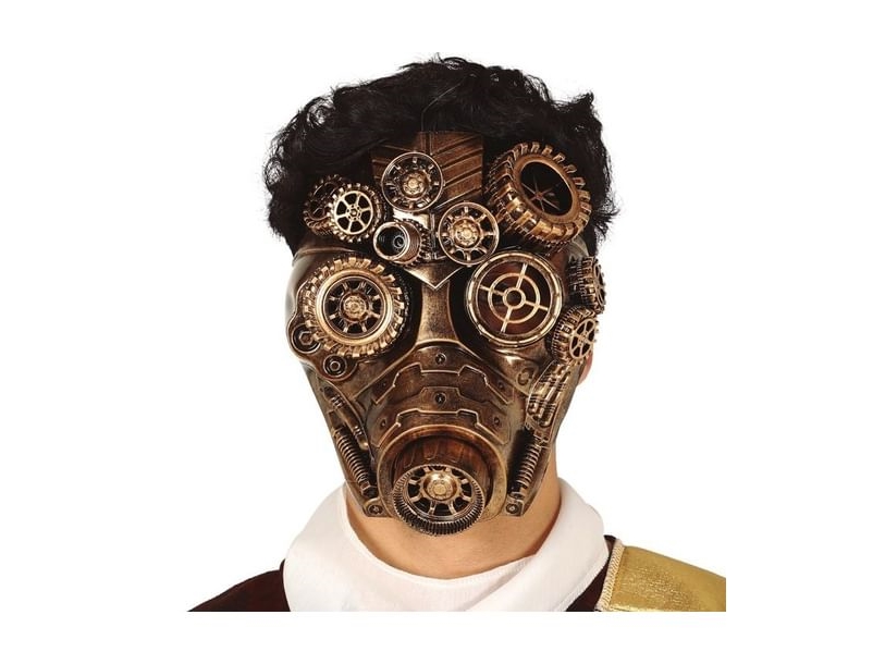 Steampunk-Maske, Gold