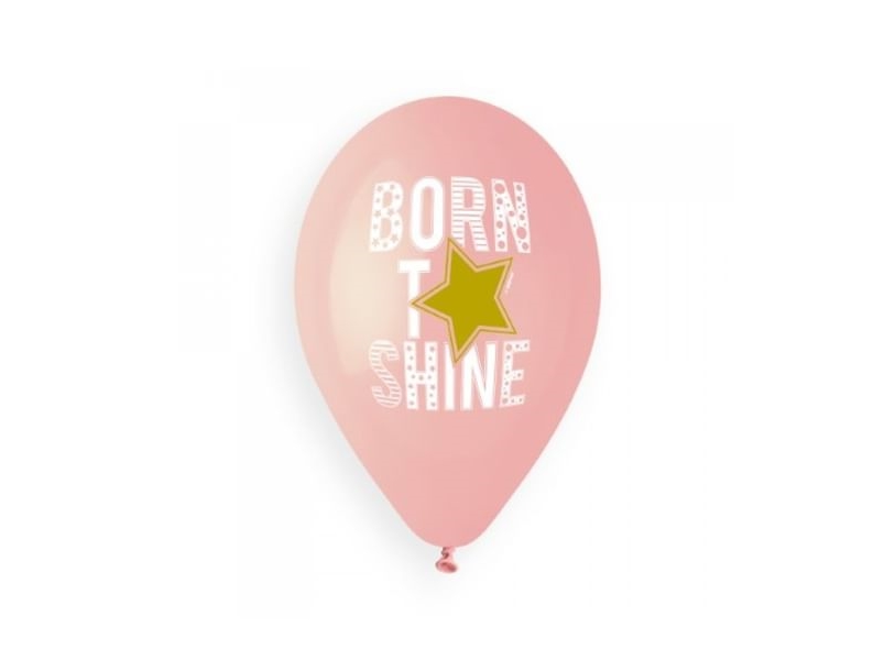 Born To Shine Luftballons Rosa
