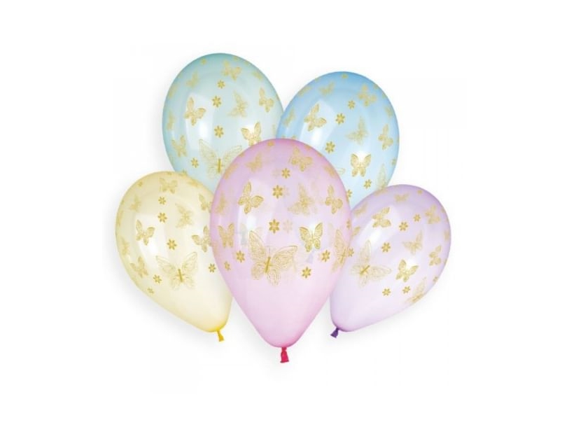 Luftballons Schmetterlinge 5 Stück