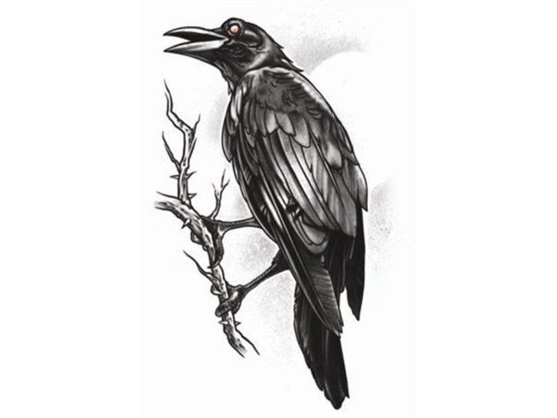 Tattoo Goth Raven
