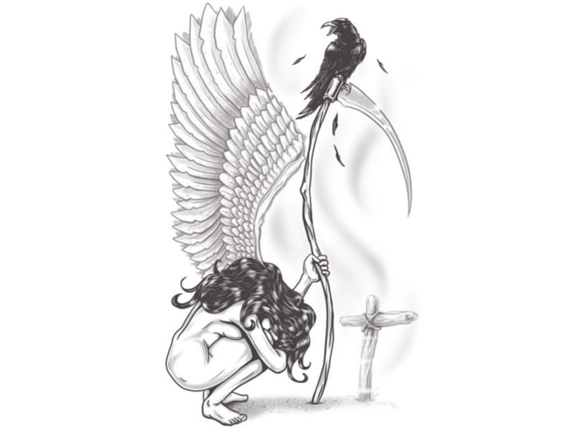 Tatovering Angel Of Death