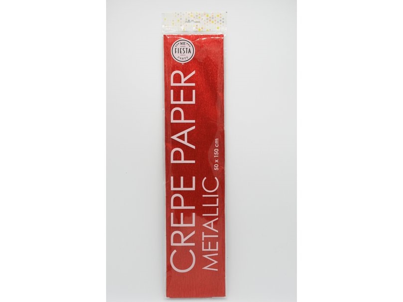 Krepppapier, Metallic Rot