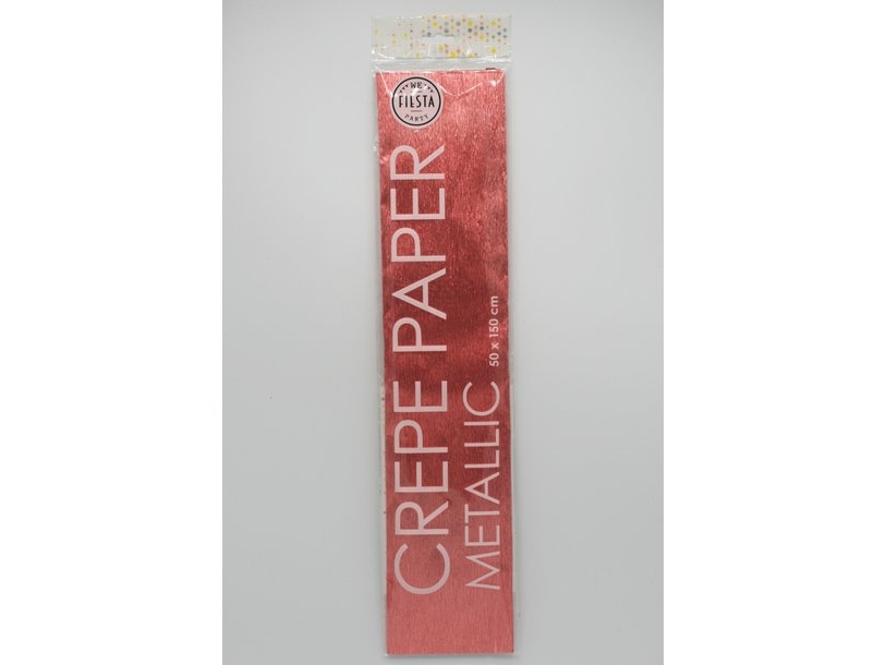 Crepe Papir, Metallic Rose Gold