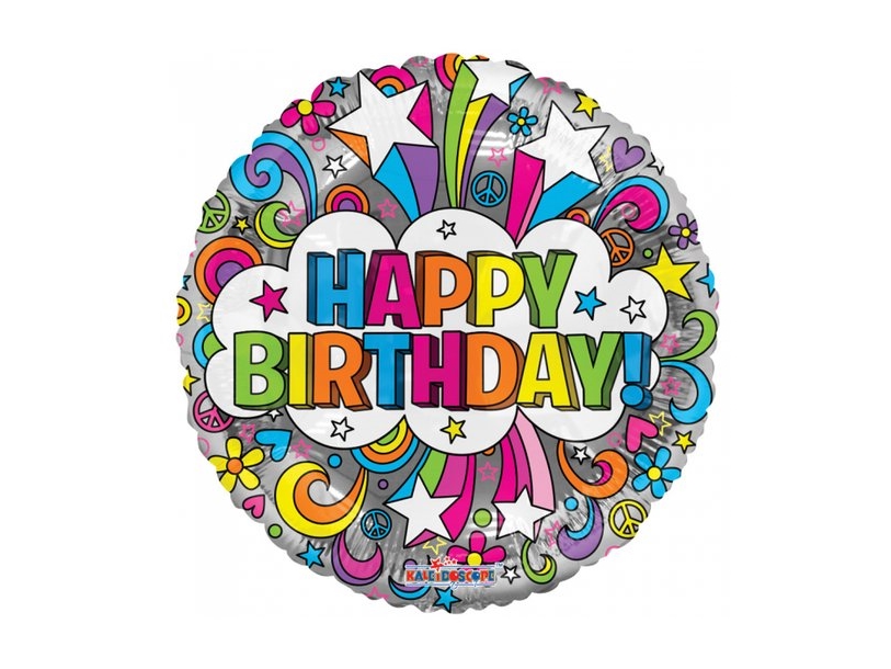Folieballon Groovie Birthday