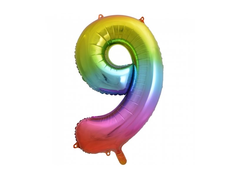 Regenbogen-Ballons, 86 Cm