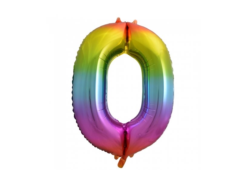Regenbogen-Ballons, 86 Cm