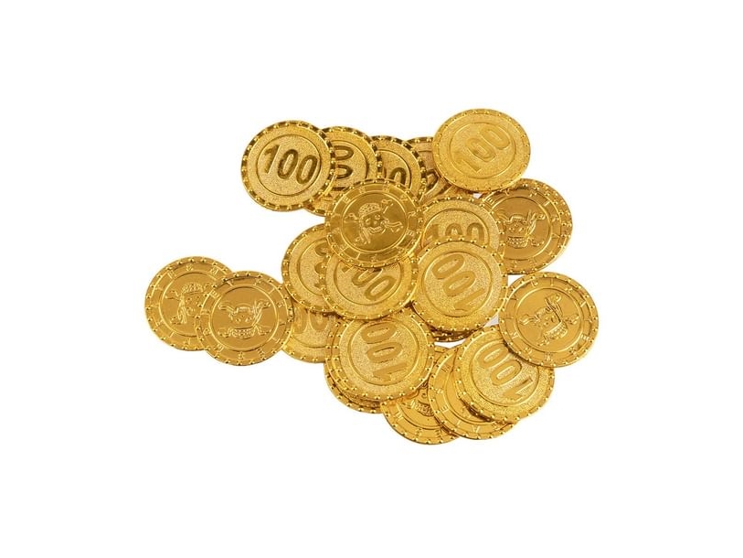 Piratmynt 24 st | Leksaker - Rollek - Kostym tillbehör | GameStuff