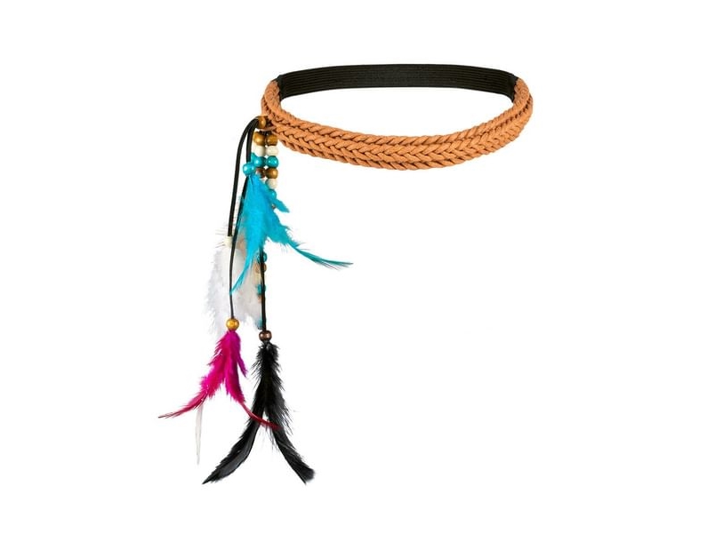 Hippie-Haarband Mit Federn