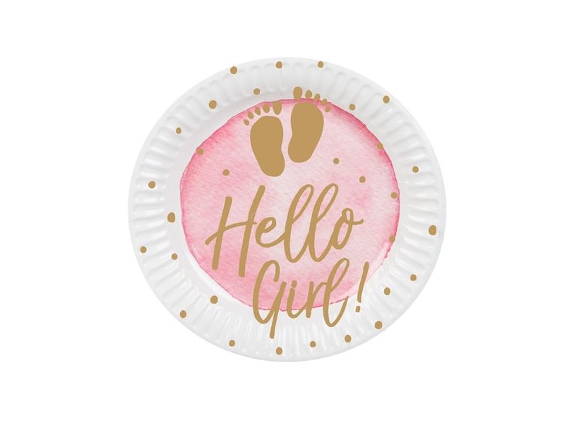 Tallrik Hello Girl | Bordssättning - Par - Plattor | GameStuff