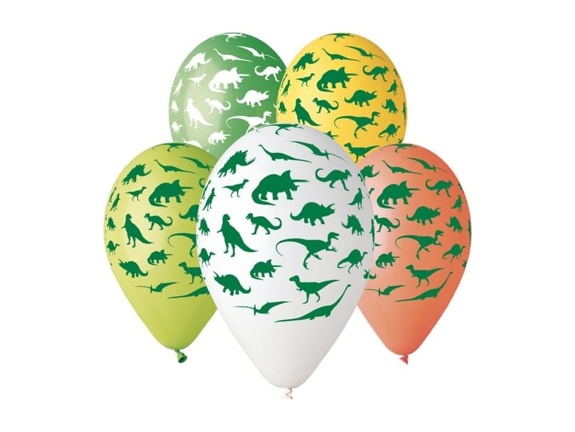 Balloner Dinosaur 5 stk