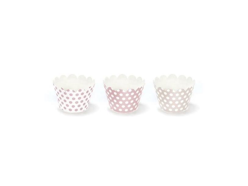 Cupcake-Wrapper Mit Tupfen