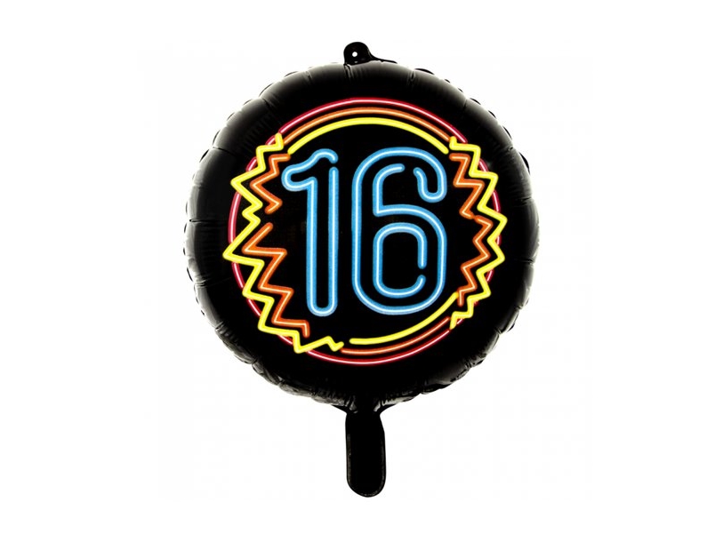 Folieballon 16 Neon Party