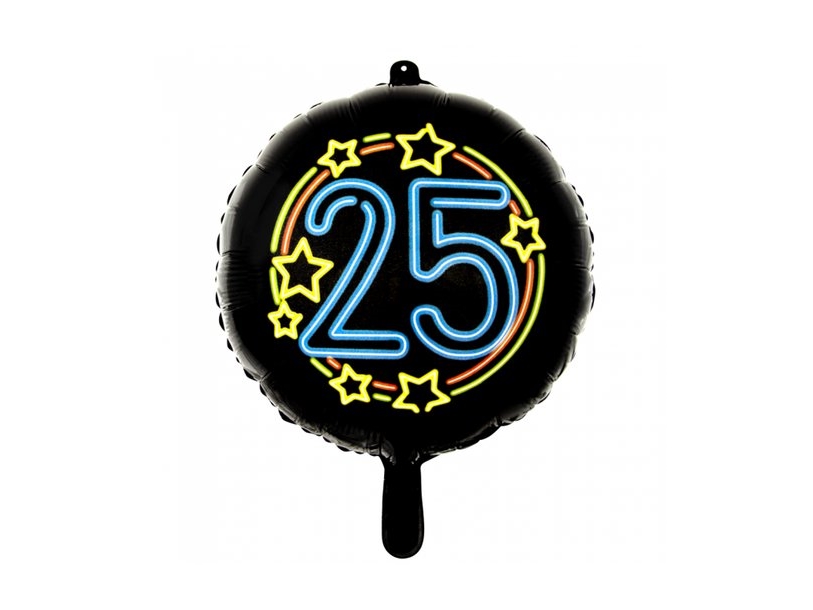 Folieballon 25 Neon Party