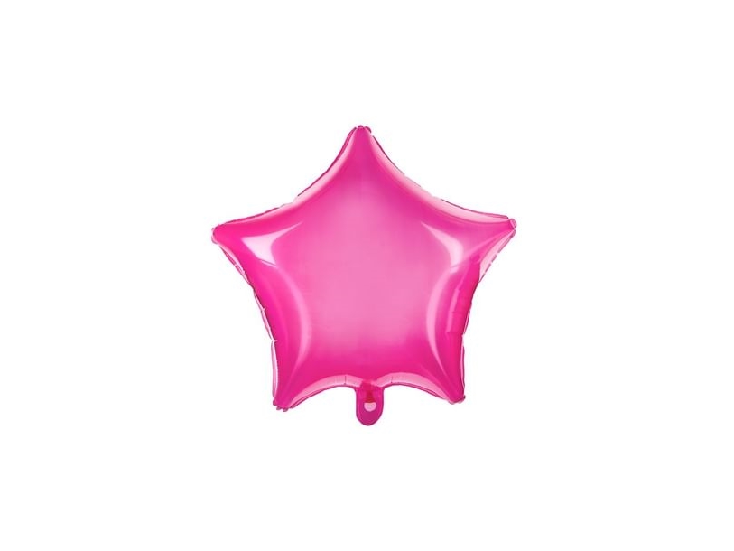 Folienballon Stern, Rosa
