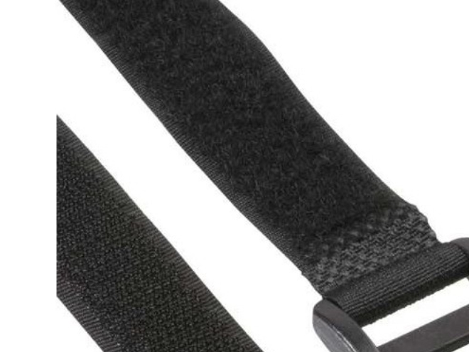 Inline Klettschlaufen Set, 5 Stk. 20X300m + 5 Stk. 20X500mm, Schwarz, Nylon, Schwarz, 500 Mm, 20 Mm, 47 G, 80 Mm