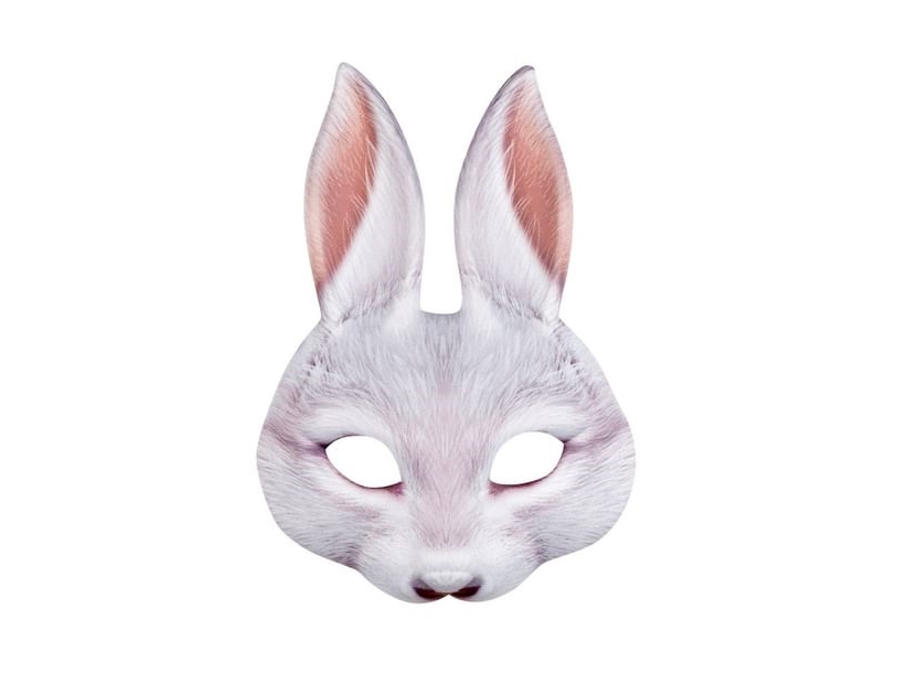 Kanin halvmaske | Leksaker - Rollek - Kostym | GameStuff