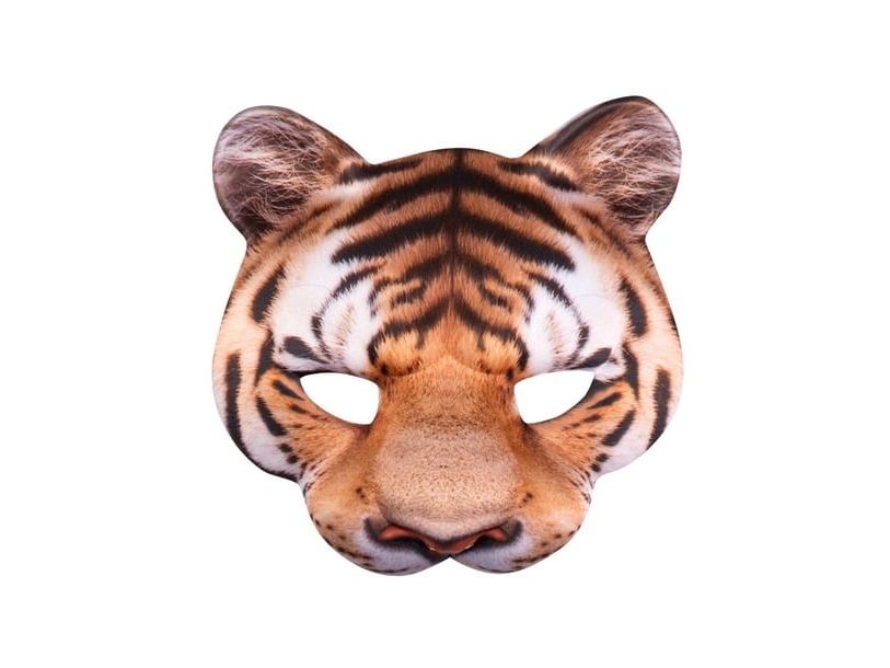 Tiger halvmaske