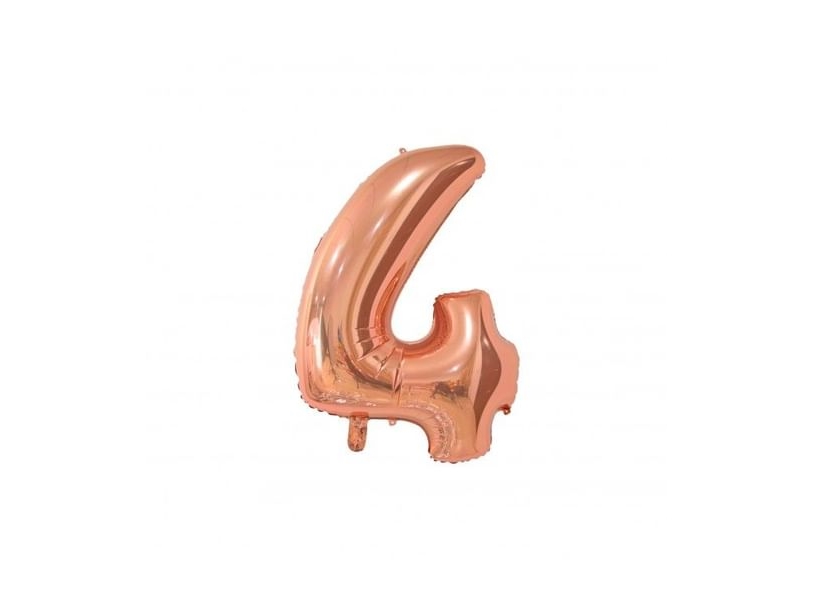 Folieballon 4 Rose Gold 66 Cm