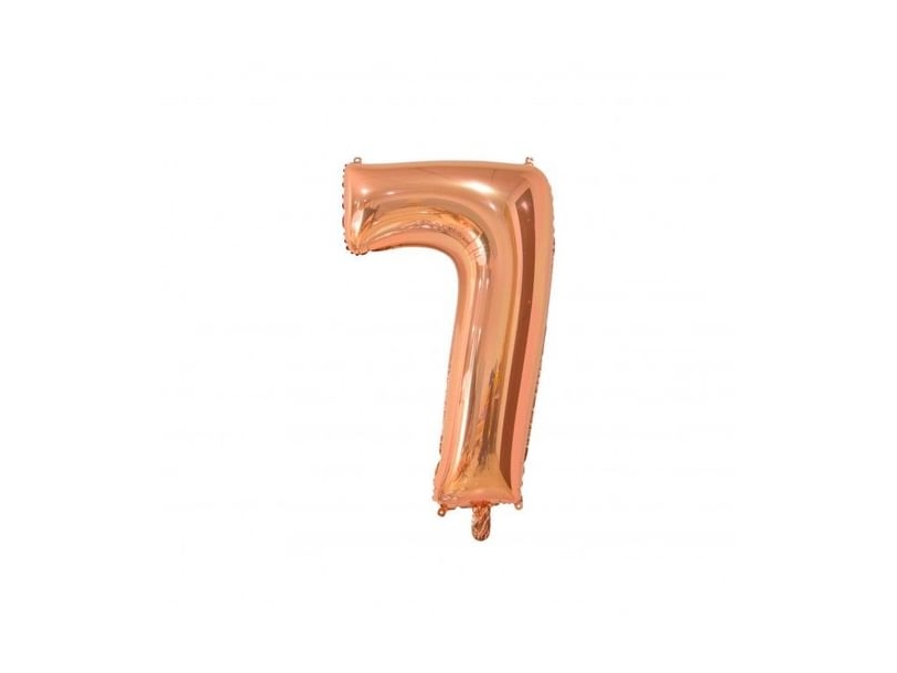 Folieballon 7 Rose Gold 66 Cm
