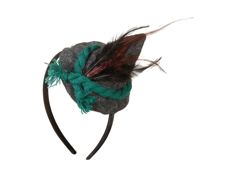 Grauer Mini-Tirolerhut