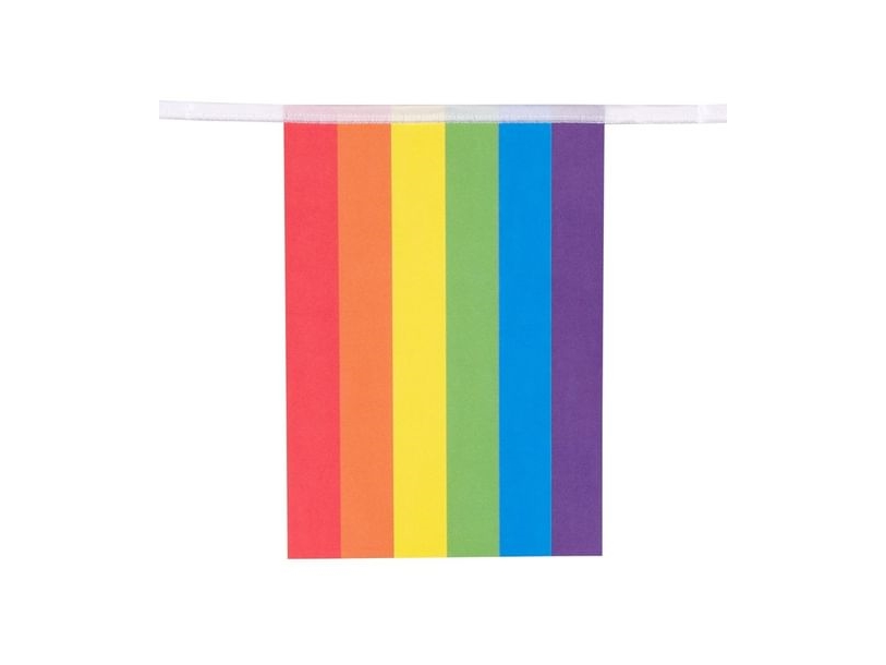 Regenbogenflaggen-Girlande