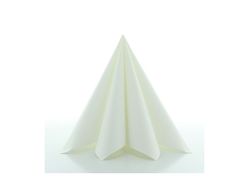 Hvide Airlaid Servietter 24X24 Cm