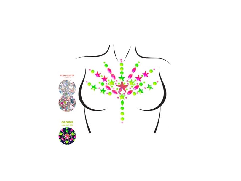 Bliss Neon Edelstein Für Brust