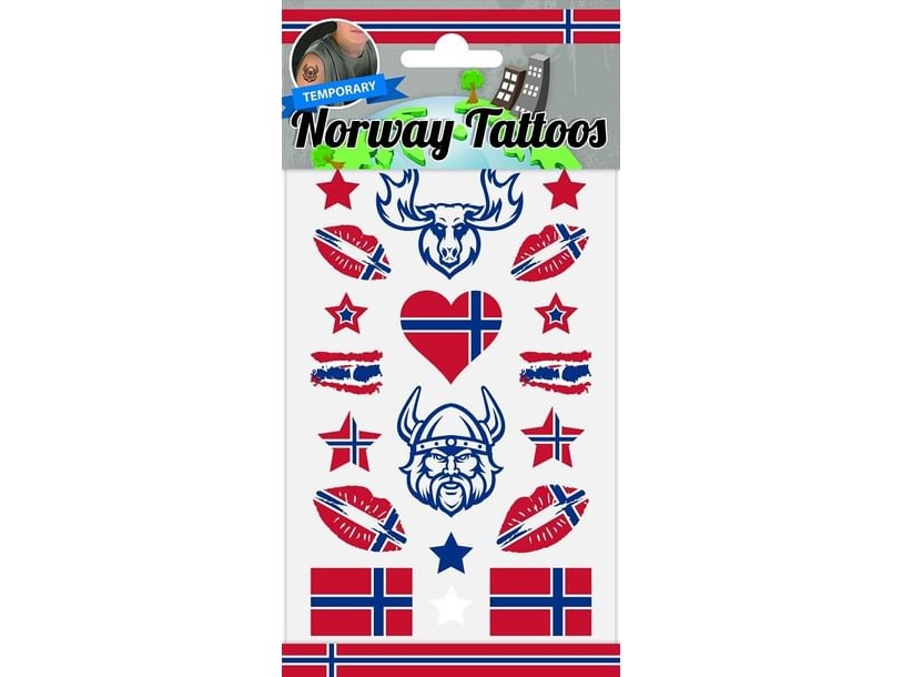 Norge tatoveringer | Leksaker - Rollek - Kostym tillbehör | GameStuff