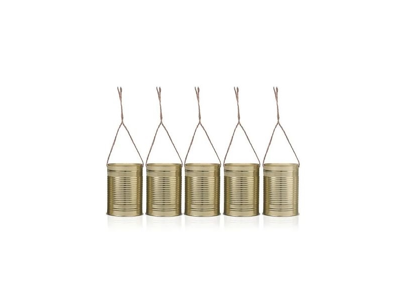 Dekorative Dosen, Gold