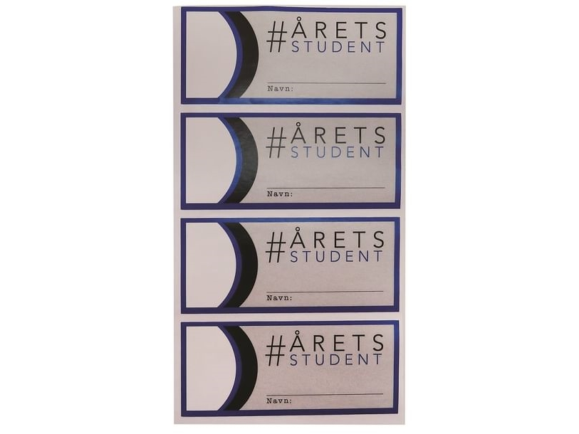 Aufkleber 50 St. Student Blau