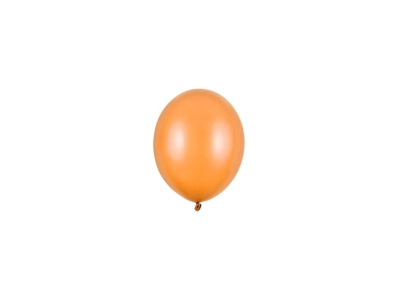 Orange Balloner, 100 Stk Metallic 5"