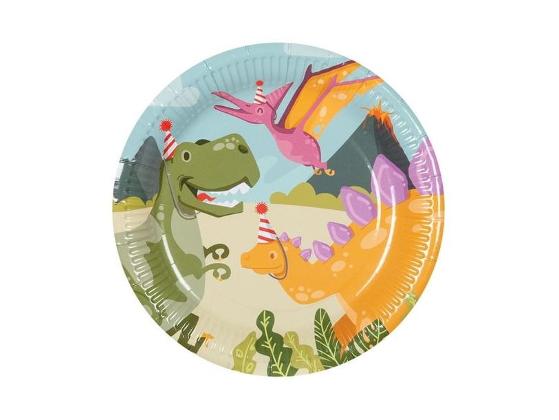 Dinosaur Party tallerkner | Skola & Hobby - Festdekorera - Ballonger | GameStuff