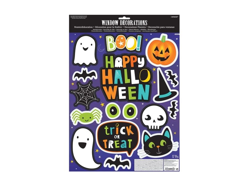 Halloween Friends Vindue Stickers