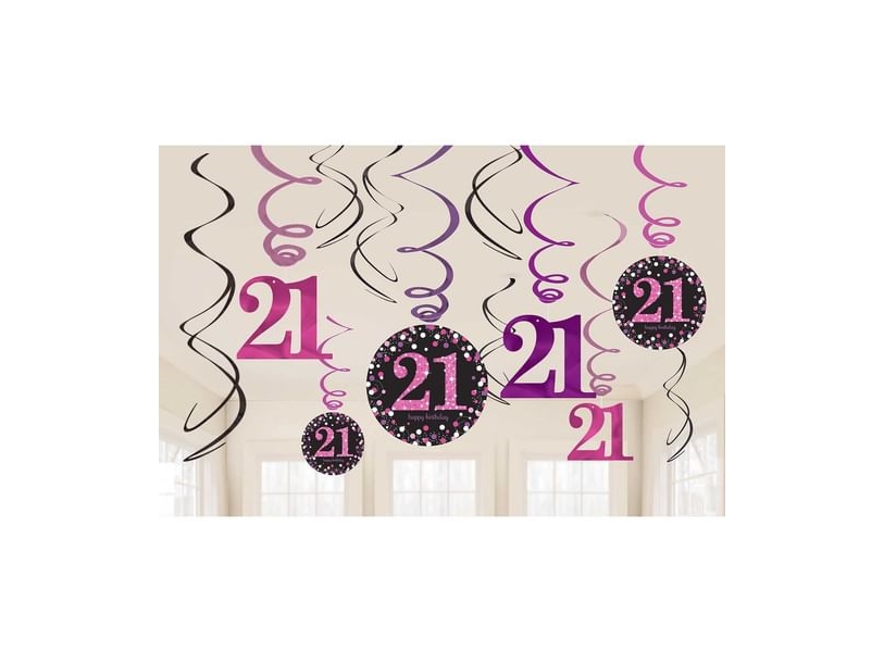 Spirals 21 Jahre Pink Sparkling