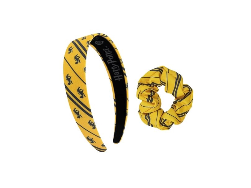 Hufflepuff hårbøjle og hårelastik