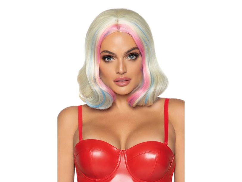 Harley Quinn aaltoileva peruukki