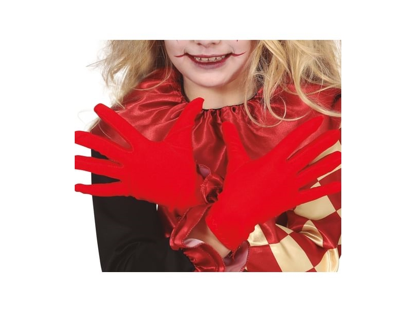 Rote Kurze Handschuhe, Kinder