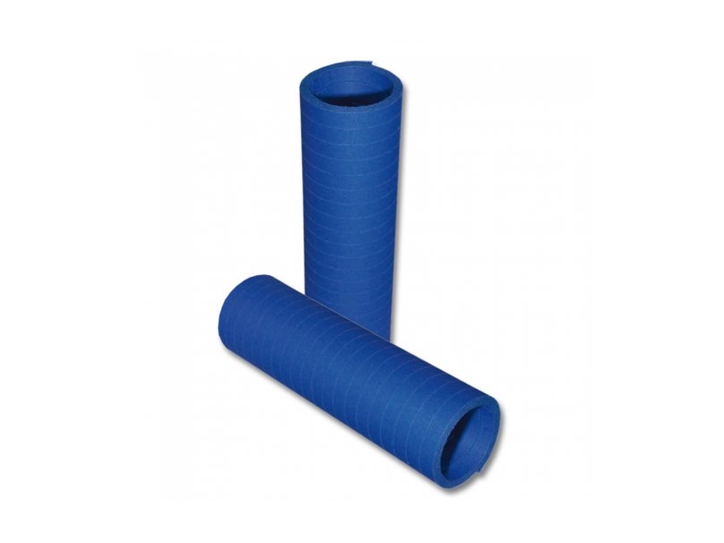 Blaue Luftschlangen