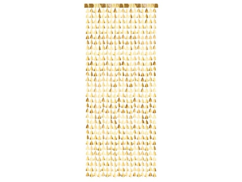 Guldfärgade julgranar backdrop | N - A | GameStuff