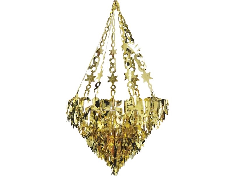 Neujahrs-Deckendekoration Diamant, Gold